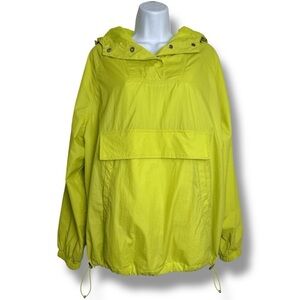 Noize Chyna Windbreaker Jacket Technical Jacket Neon Yellow Green Size Medium